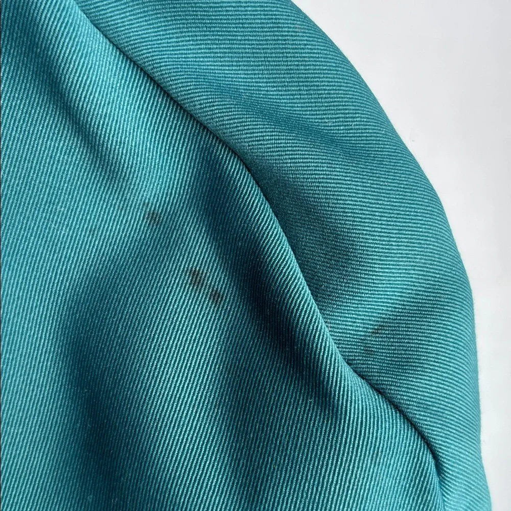 Coach Hampton Soho Black Satin Hobo Shoulder Bag, Teal Lining preowned - Picture 13 of 17